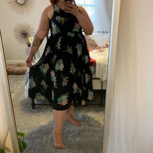 Floral sleeveless dress